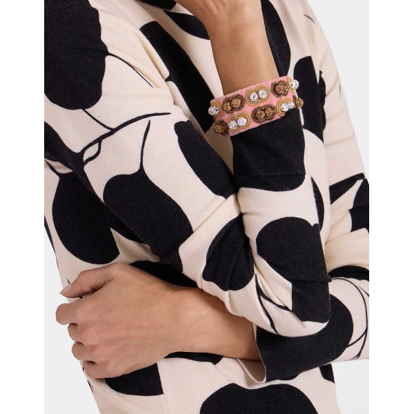 La DoubleJ Tesoro Double Bracelet in Pink, view 2