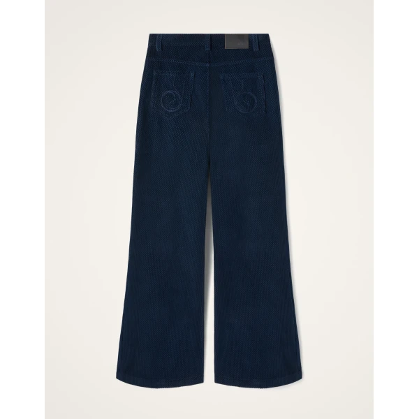 La DoubleJ The Flare Pants in Navy | Pants | Coveti