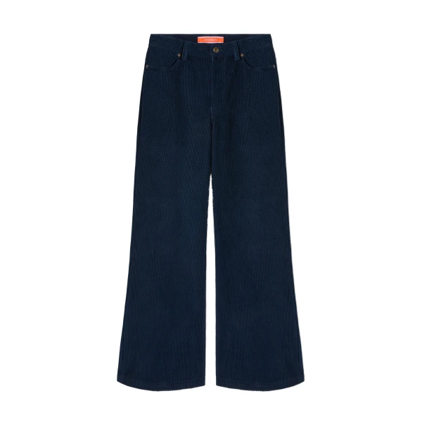 La DoubleJ The Flare Pants in Navy | Pants | Coveti
