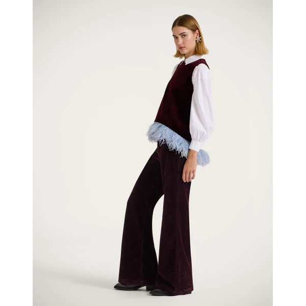 La DoubleJ The Flare Pants in Purple | Pants | Coveti