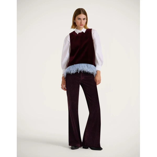 La DoubleJ The Flare Pants in Purple | Pants | Coveti