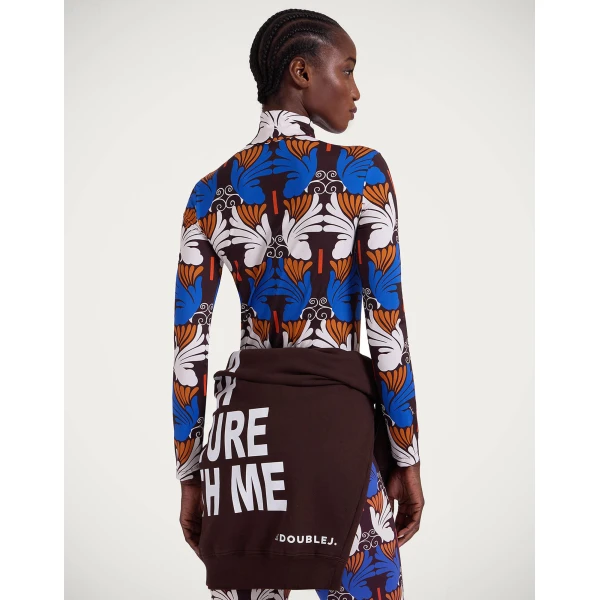 La DoubleJ Turtleneck in Ali Chocolate | Tops | Coveti