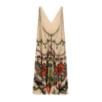 La DoubleJ Twirling Long Dress in Plume Ivory | Maxi Dresses | Coveti