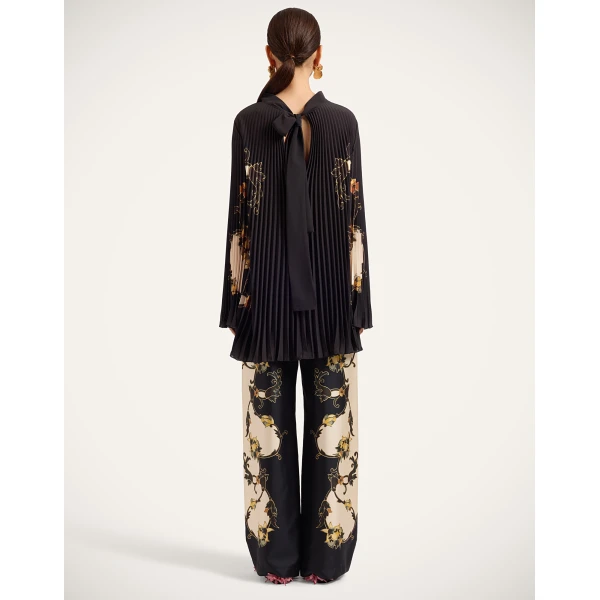 La DoubleJ Twirling Tunic in Buttercup Black, view 3