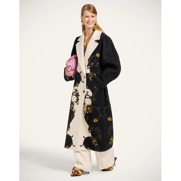 La DoubleJ Victoria Coat in Buttercup Black | Coats | Coveti