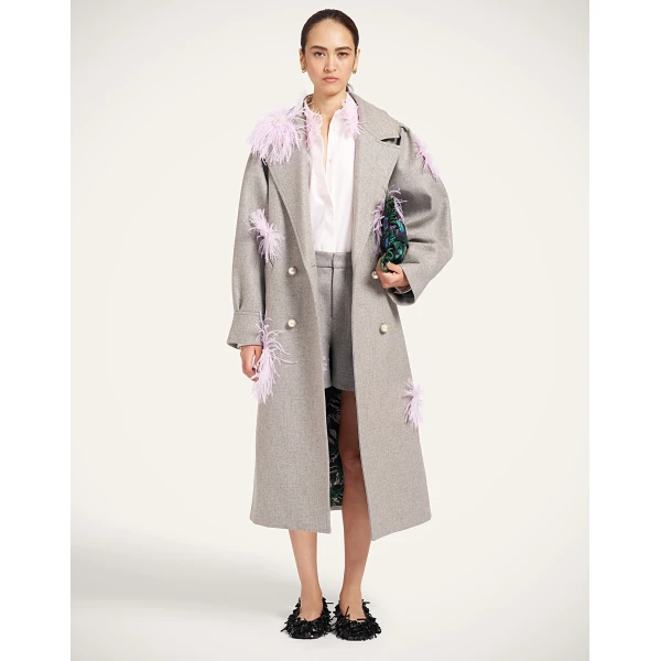 La DoubleJ Victoria Coat in Grey | Coats | Coveti