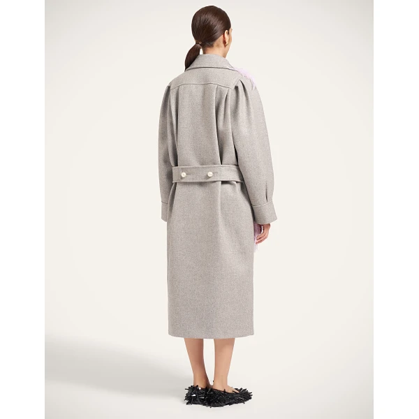 La DoubleJ Victoria Coat in Grey | Coats | Coveti