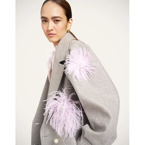 La DoubleJ Victoria Coat in Grey | Coats | Coveti