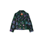 La DoubleJ Victoria Jacket in Botanical Black at Coveti