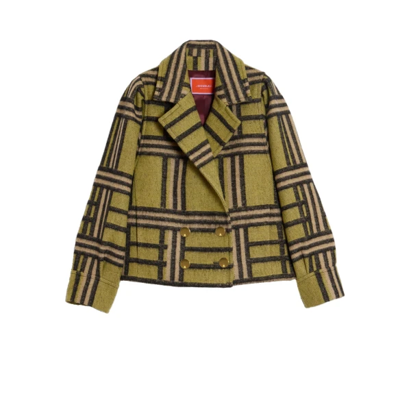 Victoria Jacket in Kells Check Green