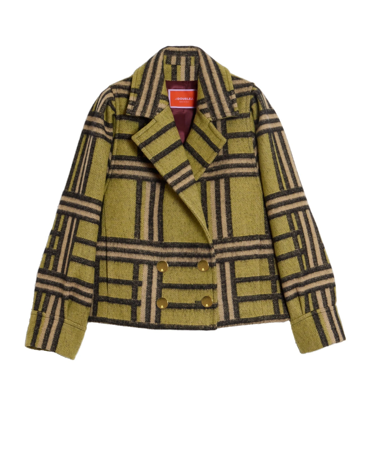 La DoubleJ Victoria Jacket in Kells Check Green at Coveti La DoubleJ Victoria Jacket in Kells Check Green at Coveti