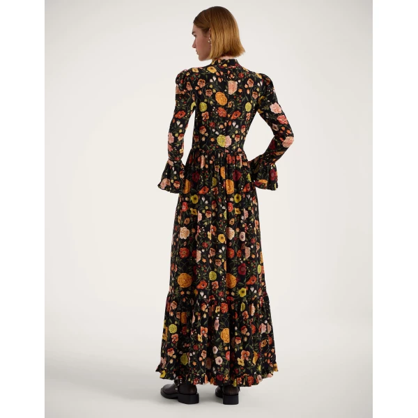 La DoubleJ Visconti Dress in Botticelli Black, view 3