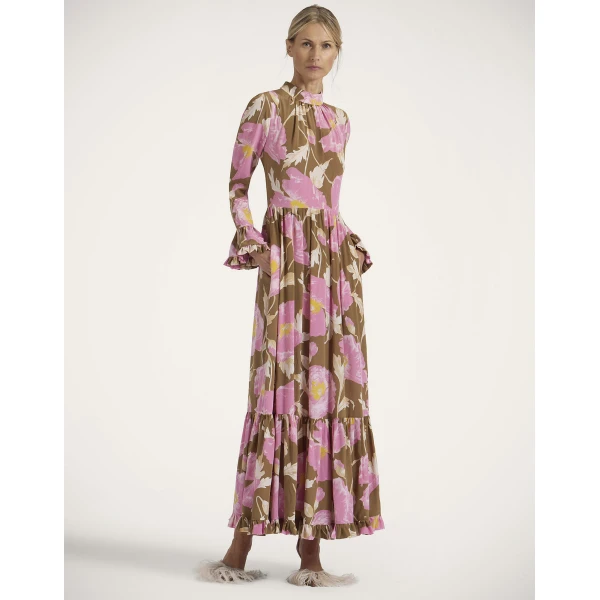 La DoubleJ Visconti Dress in Sylph Khaki, view 2