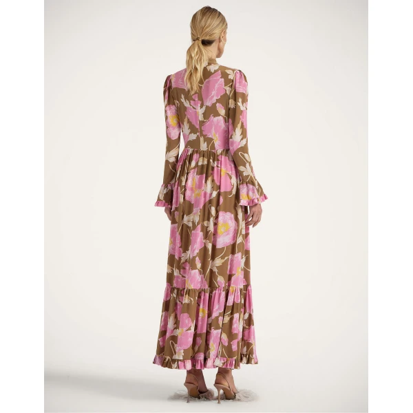 La DoubleJ Visconti Dress in Sylph Khaki, view 3