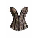 LaQuan Smith Lace Bustier in Black | Corset Tops | Coveti
