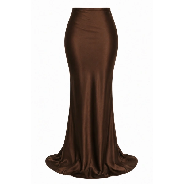Maxi Skirt in Chocolate