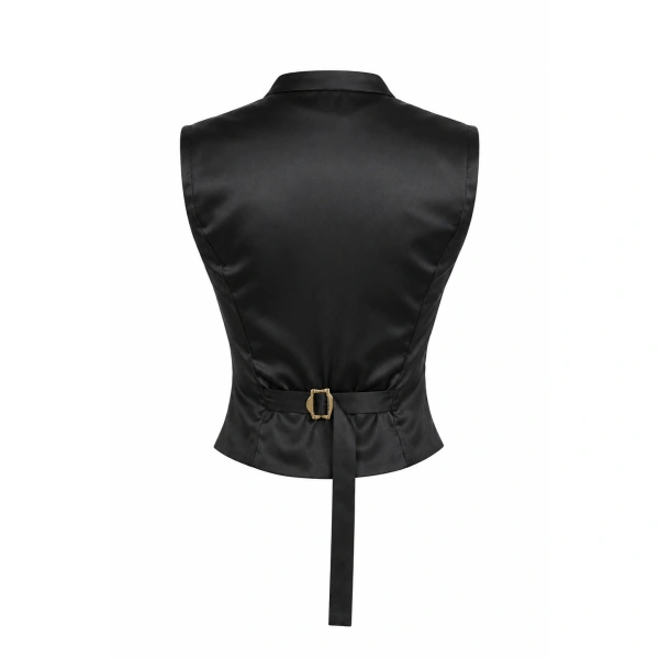 LaQuan Smith Tailored Vest in Black | Vests | Coveti