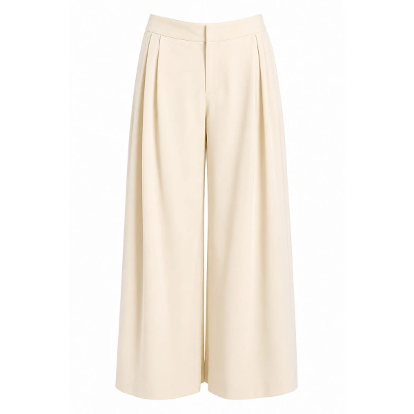 Ultra Wide Leg Pant in Ivory
