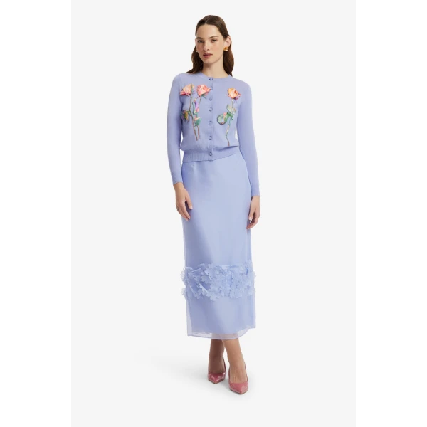 Rose in Periwinkle