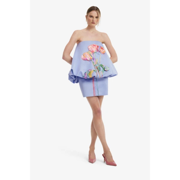 Rose in Periwinkle