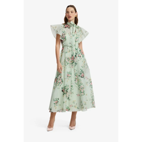 Posy Print in Mint