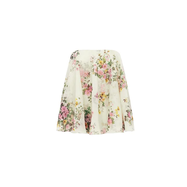 Ixia Bustier Top in Posy Print in Snow