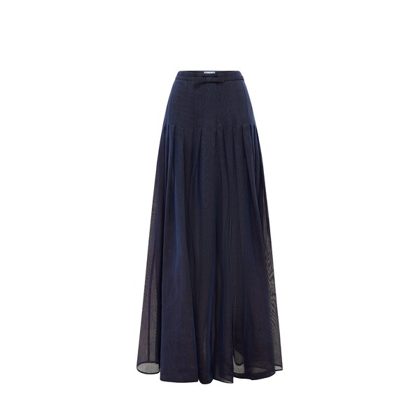 Juno Pleated Pants in Midnight