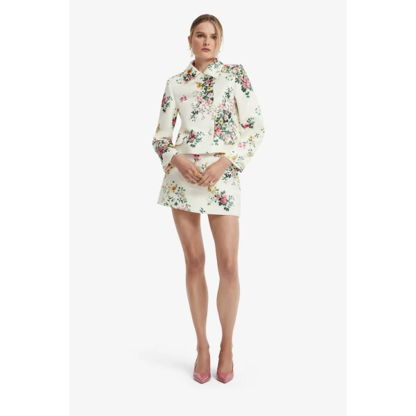 Posy Print in Snow