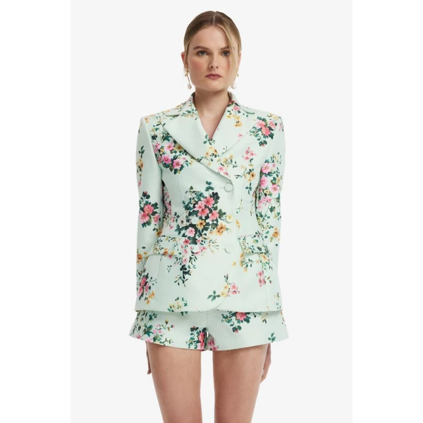 Margaux Double Breasted Fitted Blazer