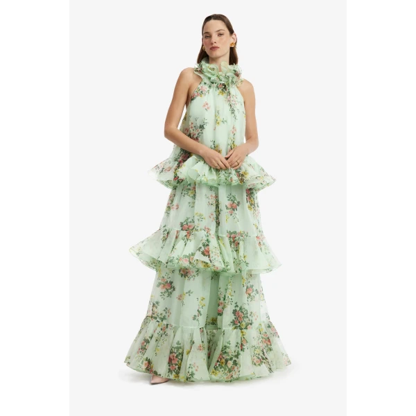 Posy Print in Mint