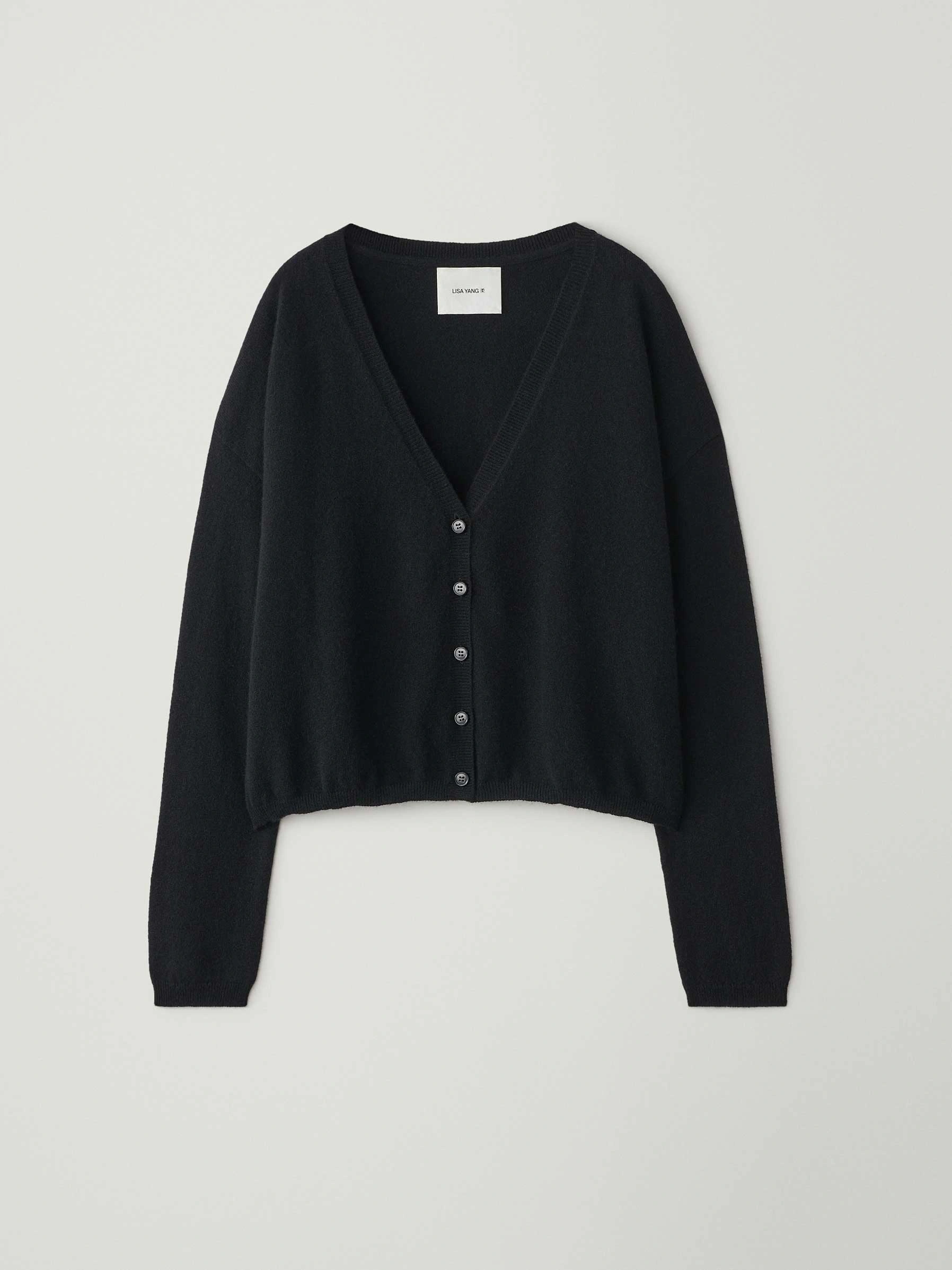 Lisa Yang Abby Cardigan in Black Lisa Yang Abby Cardigan in Black | Cardigans | Coveti