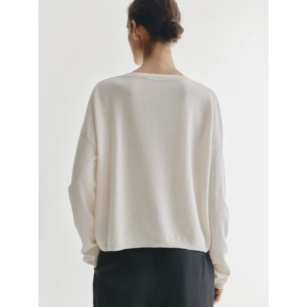 Lisa Yang Abby Cardigan in Cream
