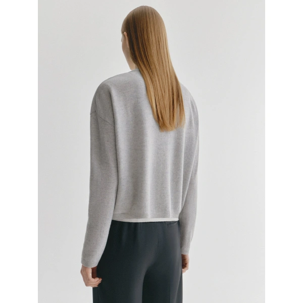 Lisa Yang Abby Cardigan in Dove Grey