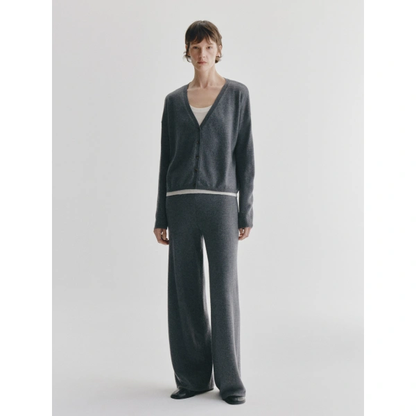 Lisa Yang Abby Cardigan in Graphite