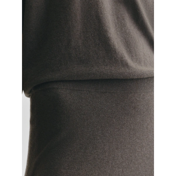 Lisa Yang Adrienne Skirt in Deep Walnut
