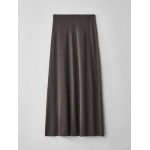 Lisa Yang Adrienne Skirt in Deep Walnut | Skirts | Coveti