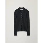 Lisa Yang Agata Cardigan Shirt in Black | Cardigans | Coveti