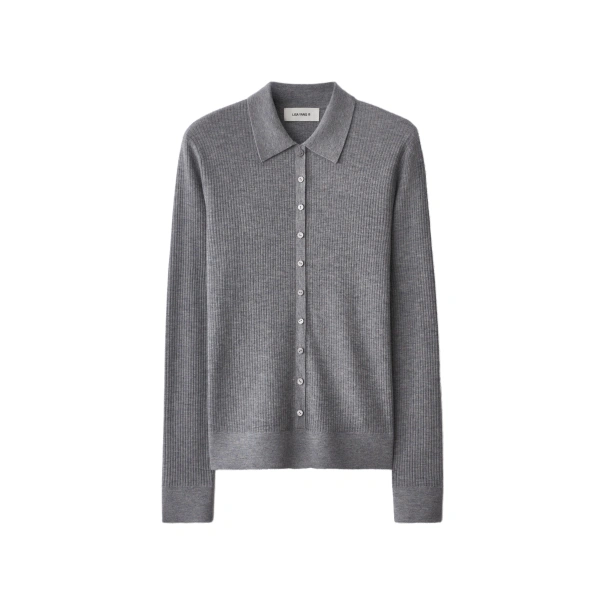 Agata Cardigan Shirt in Dark Mist