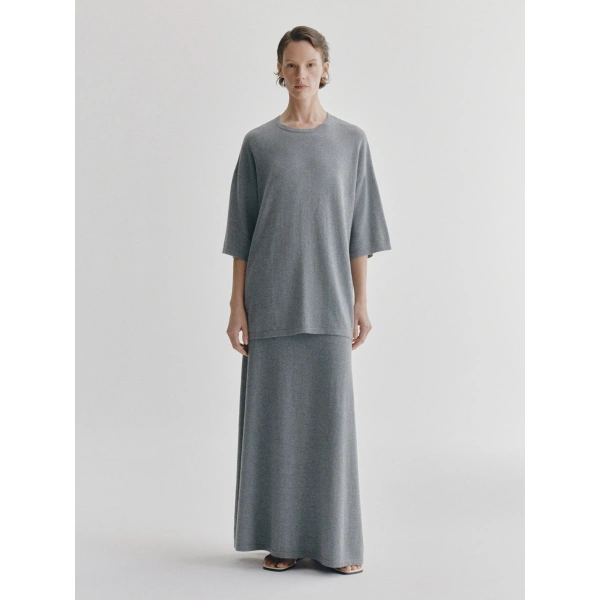 Lisa Yang Agnette Sweater in Deep Cloud