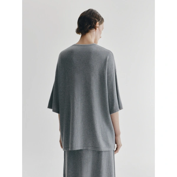 Lisa Yang Agnette Sweater in Deep Cloud