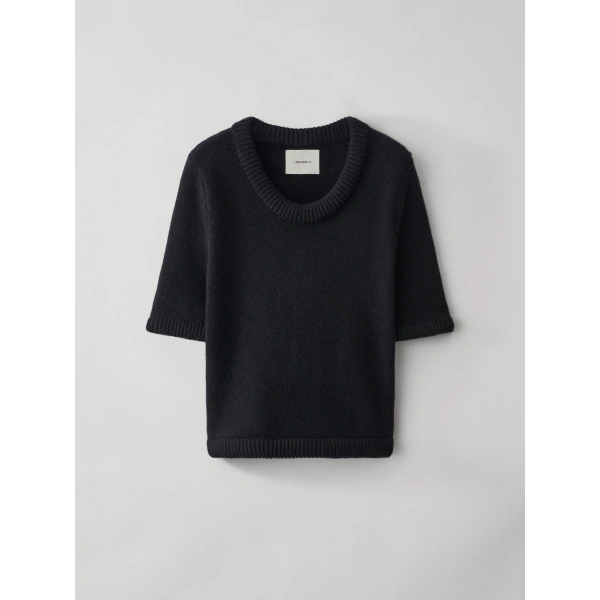 Lisa Yang Alathea Sweater in Black | Cashmere Sweaters | Coveti