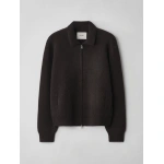 Lisa Yang Aleya Cardigan Jacket in Dark Oak | Cardigans | Coveti