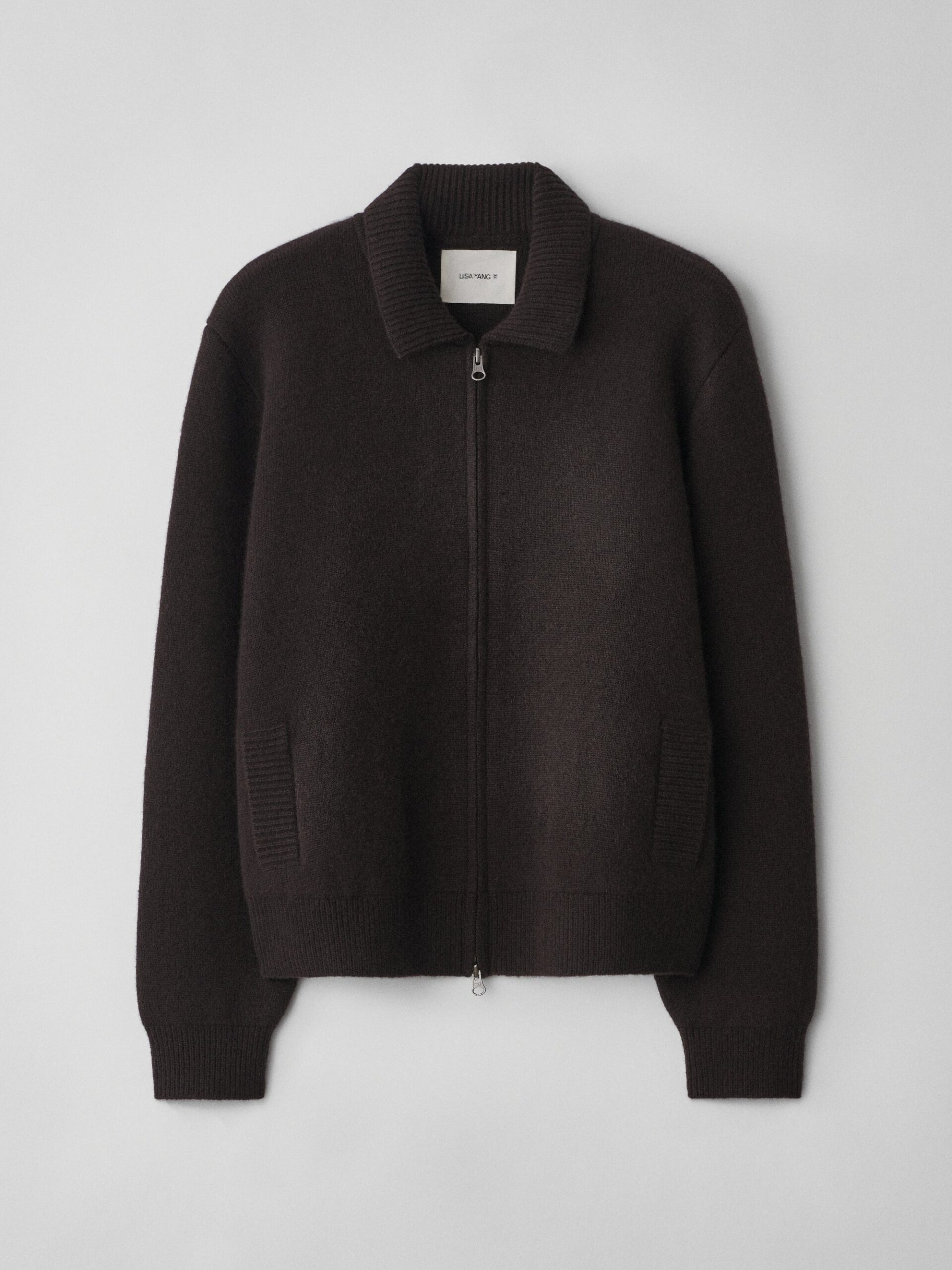 Lisa Yang Aleya Cardigan Jacket in Dark Oak Lisa Yang Aleya Cardigan Jacket in Dark Oak | Cardigans | Coveti