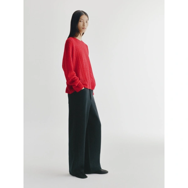 Lisa Yang Amabel Sweater in Berry