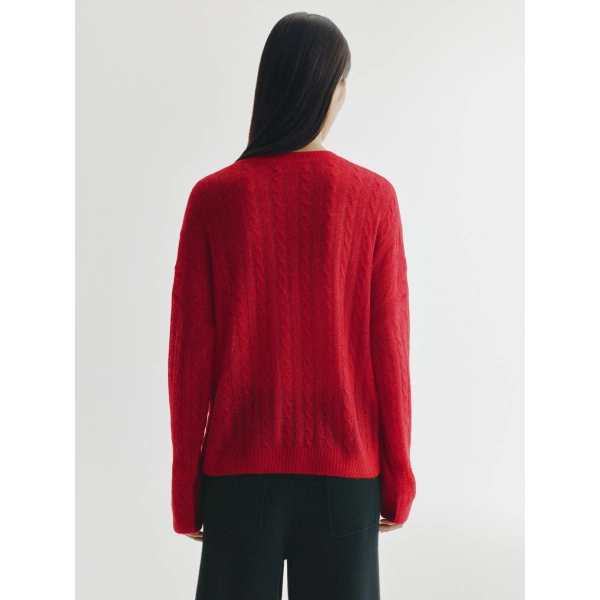 Lisa Yang Amabel Sweater in Berry