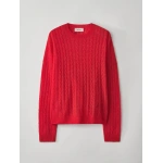 Lisa Yang Amabel Sweater in Berry | Cashmere Sweaters | Coveti
