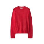 Lisa Yang Amabel Sweater in Berry | Cashmere Sweaters | Coveti