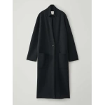Lisa Yang Amie Coat in Black | Wool & Cashmere Coats | Coveti