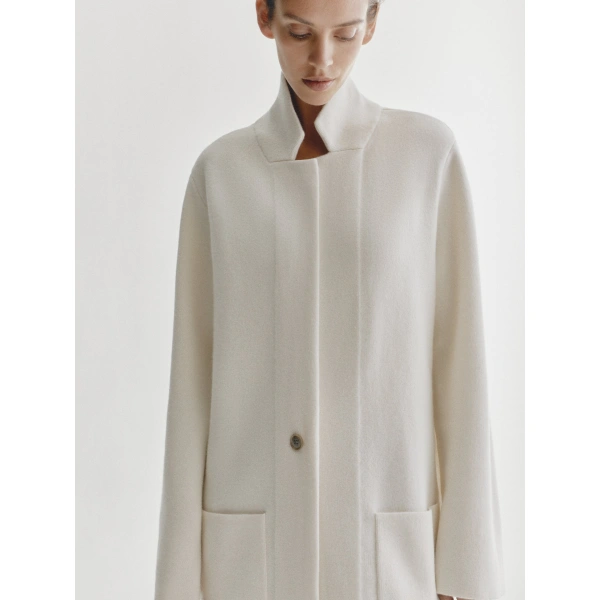 Lisa Yang Amie Coat in Cream