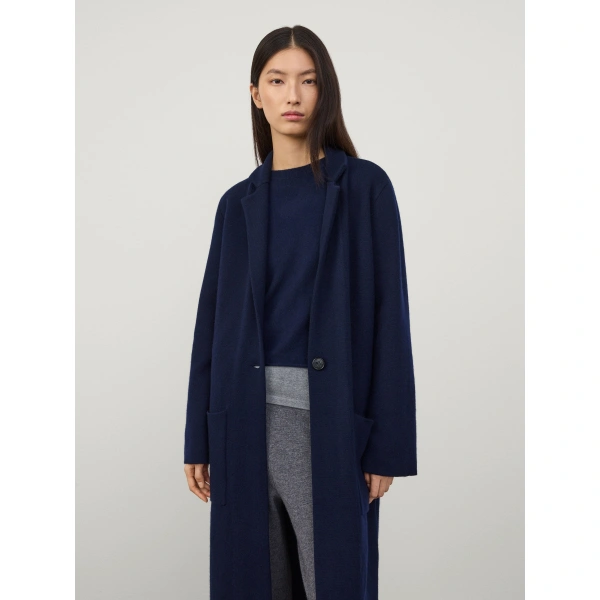 Lisa Yang Amie Coat in Navy